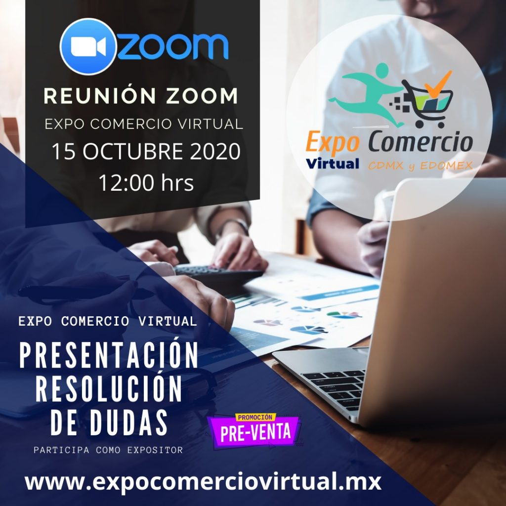 Sesión de ZOOM sobre Expo Comercio Virtual